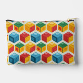 Helder leuk aanpasbare bouwsteenprint etui (Achterkant)