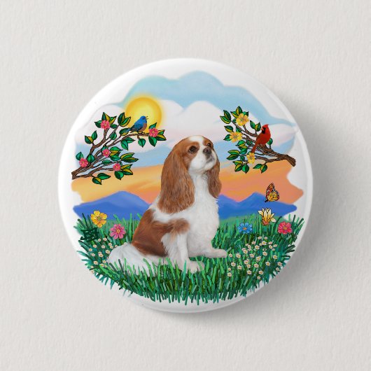 Helder Leven - Cavalier (BL-F) Ronde Button 5,7 Cm (Voorkant)
