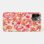 Helder levendig bloempatroon waterverf Case-Mate iPhone case (Achterkant (horizontaal))