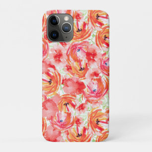 Helder levendig bloempatroon waterverf Case-Mate iPhone case