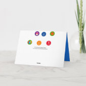 Helder, levendig en kleurrijk - Elke dag van een f Kaart (Achterkant)