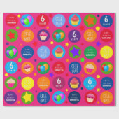 Helder, levendig en kleurrijk - elke dag van een g cadeaupapier (Vlak)