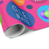 Helder, levendig en kleurrijk - elke dag van een g cadeaupapier (Rol Hoek)