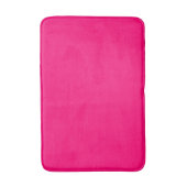 Helder levendig roze effen kleur badmat (Voorkant Verticaal)