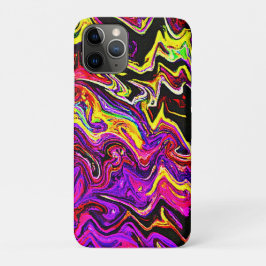 Helder levendig stralingspatroon Case-Mate iPhone case
