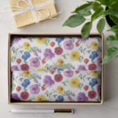 Helder & Levendig Waterverf Bloemencadeau Tissuepapier (Geschenk)