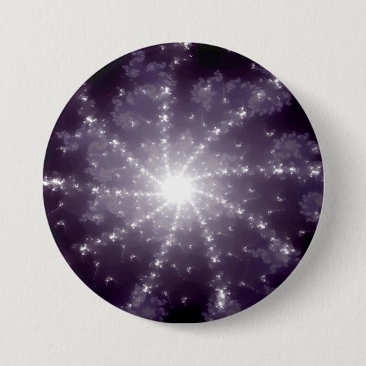 Helder licht aan het einde van de tunnel ronde button 7,6 cm (Voorkant)