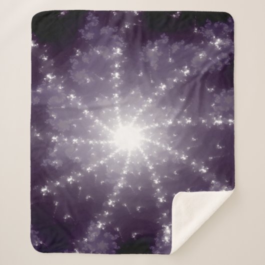 Helder licht aan het einde van de tunnel sherpa deken (Voorkant)