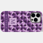 helder licht donker Paarse geometrisch Case-Mate iPhone Case (Achterkant (horizontaal))