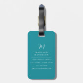 Helder Licht Kruis Bagage Label (Achterkant verticaal)