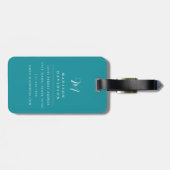 Helder Licht Kruis Bagage Label (Achterkant horizontaal)