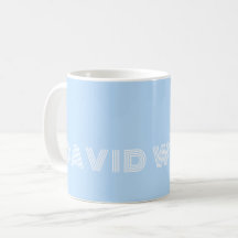 Helder Lichtblauw & Witte Pret Lettertype Modern N