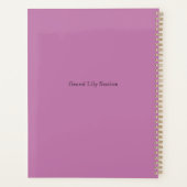 Helder Lily Planner (Achterkant)