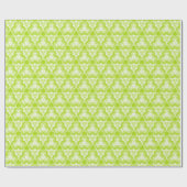 Helder Lime Groen Spiraal Patroon Cadeaupapier (Vlak)