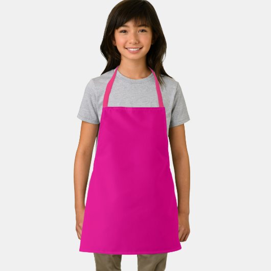 Helder magenta roze schort  (Insitu)