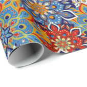 helder mandala cadeaupapier (Rol Hoek)