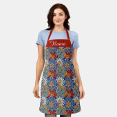 helder mandala gepersonaliseerd schort (Gedragen)
