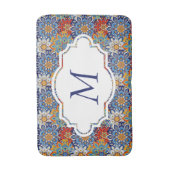 helder mandala gepersonaliseerde badmat (Voorkant Verticaal)