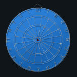 Helder marineblauw (effen kleur) dartbord<br><div class="desc">Helder marineblauw (effen kleur)</div>