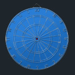 Helder marineblauw (effen kleur) dartbord<br><div class="desc">Helder marineblauw (effen kleur)</div>