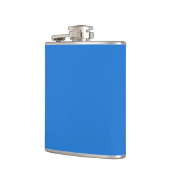 Helder marineblauw (effen kleur) heupfles (Links)