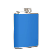 Helder marineblauw (effen kleur) heupfles (Rechts)