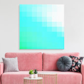Helder minimalistisch ontwerp canvas afdruk (Insitu (Woonkamer))