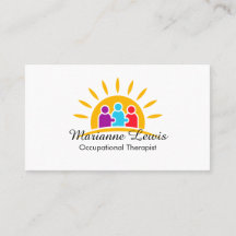 Helder modern bedrijfs-therapeutische autisme-Logo