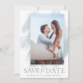 Helder & Modern Flat Save The Date Kaart (Voorkant)