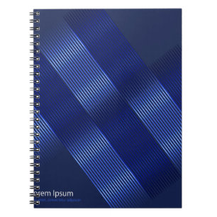 helder moderne achtergrond, geometrische objecten notitieboek