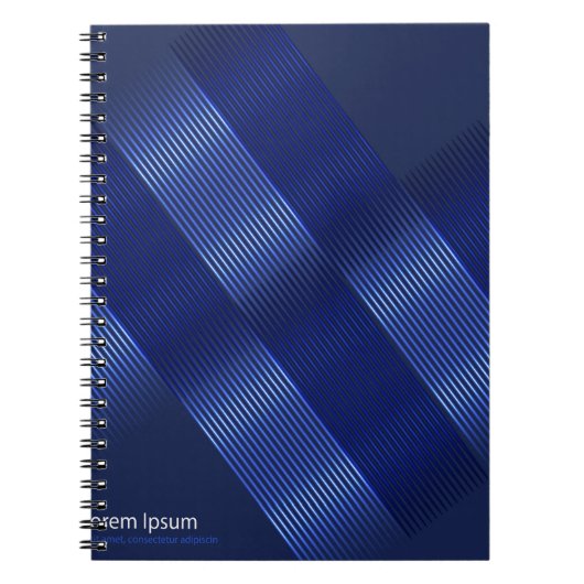 helder moderne achtergrond, geometrische objecten notitieboek (Voorkant)