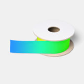Helder moderne regenbooggradiënt satijnen lint (Spoel)