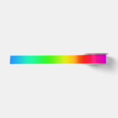 Helder moderne regenbooggradiënt satijnen lint (Voorkant)
