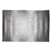 Helder Mozaïek: Glanzend Grijs Abstract. Kussensloop (Achterkant)