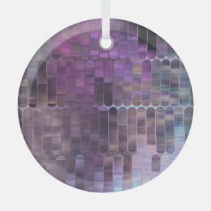 Helder mozaïek: veelkleurige glanzende Abstract. Glas Ornament