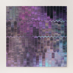 Helder mozaïek: veelkleurige glanzende Abstract. Legpuzzel