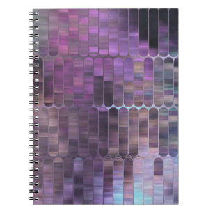Helder mozaïek: veelkleurige glanzende Abstract. Notitieboek