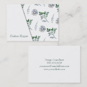 Helder Multicolored Botanisch Patroon 4 van de Visitekaartje (Voorkant / Achterkant)