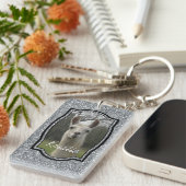 Helder N Sparking Llama in Silver Sleutelhanger (Voorkant Rechts)