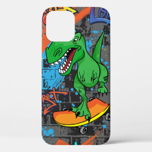Helder, naadloos patroon met dinosaurus op een sk Case-Mate iPhone case