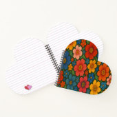 Helder Naadloos Wildflower Patroon Notitieboek (Binnen)