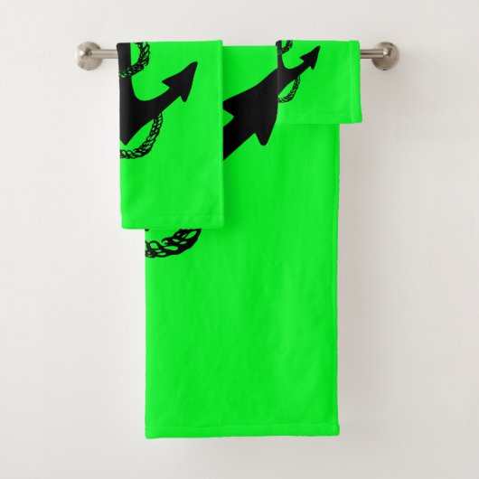 helder nautisch ANCHOR + ROPE | Bad Handdoek (Insitu)