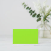 Helder Neon Chartreuse Groen Visitekaartje (Staand voorkant)