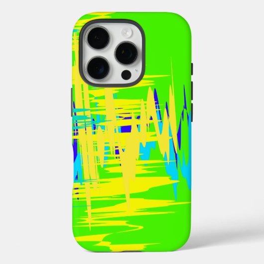 Helder Neon gekleurd patroon ontwerp Case-Mate iPhone Case (Achterkant)