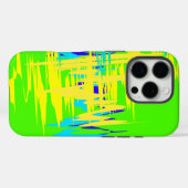 Helder Neon gekleurd patroon ontwerp Case-Mate iPhone Case (Achterkant (horizontaal))