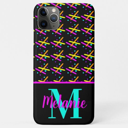 Helder Neon Laser Actie Fluorescent Case-Mate iPhone Case (Achterkant)