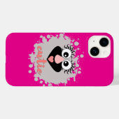 Helder neon met de afbeelding van een kabouter Case-Mate iPhone case (Achterkant (horizontaal))