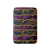 Helder "Neon on Black" Badmat (Voorkant Verticaal)