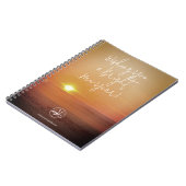 Helder nieuwjaar foto Notitieboek op maat (Linkerzijde)