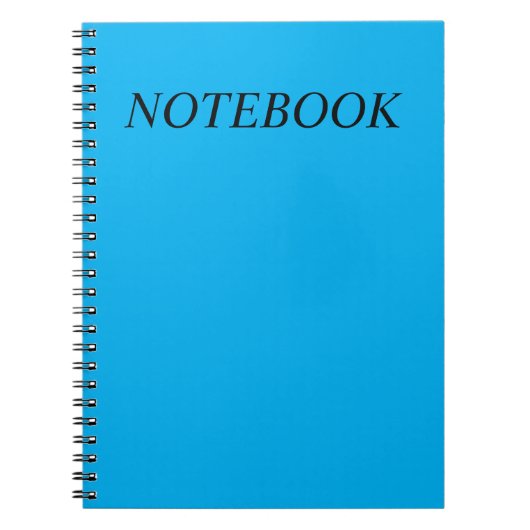 HELDER NOTITIEBOEK (Voorkant)